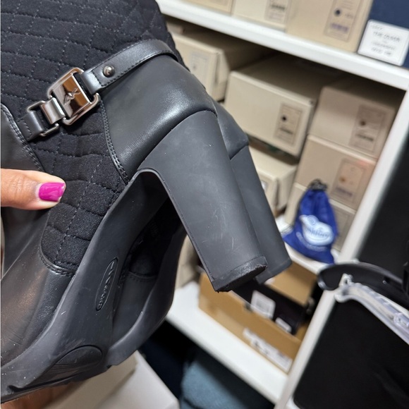 Anne Klein Sport Quilted Knee Boots - Picture 7 of 9